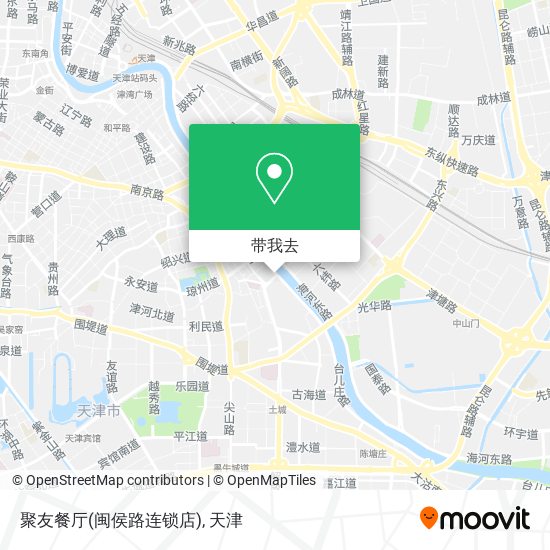 聚友餐厅(闽侯路连锁店)地图
