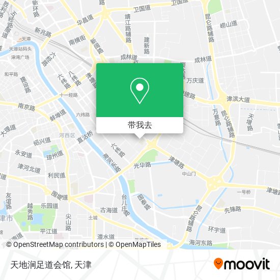 天地涧足道会馆地图