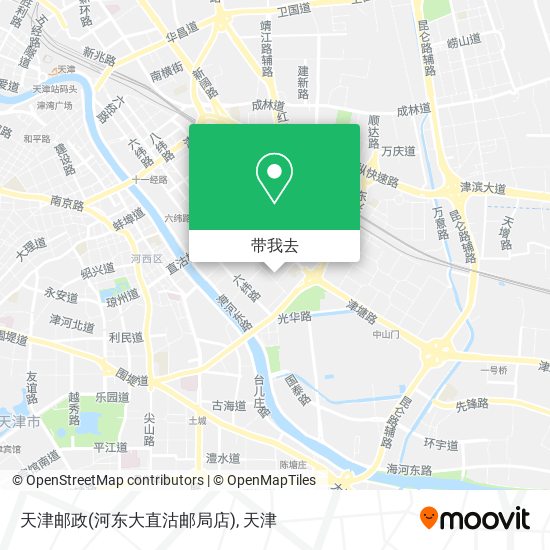 天津邮政(河东大直沽邮局店)地图
