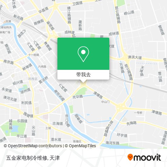 五金家电制冷维修地图