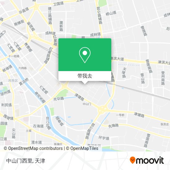 中山门西里地图