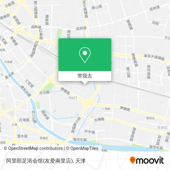 阿里郎足浴会馆(友爱南里店)地图