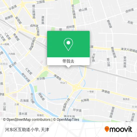 河东区互助道小学地图