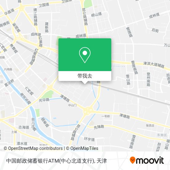 中国邮政储蓄银行ATM(中心北道支行)地图