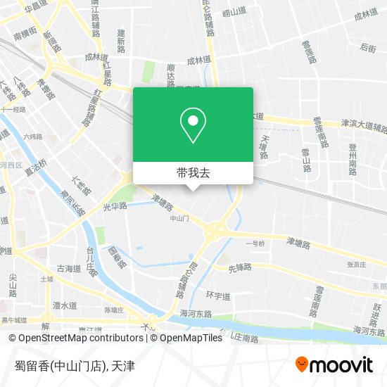 蜀留香(中山门店)地图