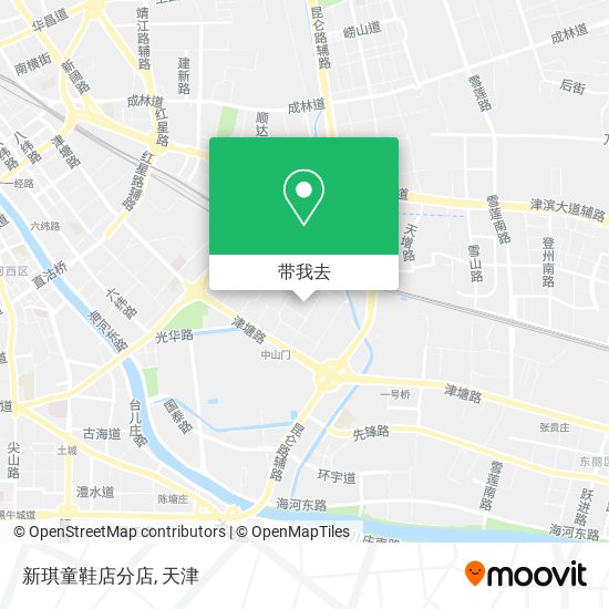 新琪童鞋店分店地图
