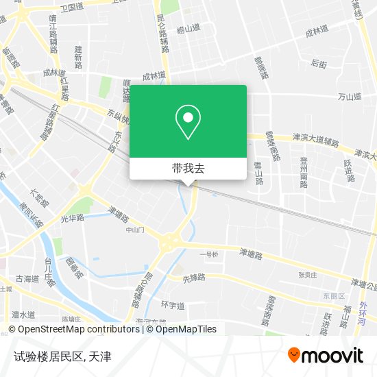 试验楼居民区地图