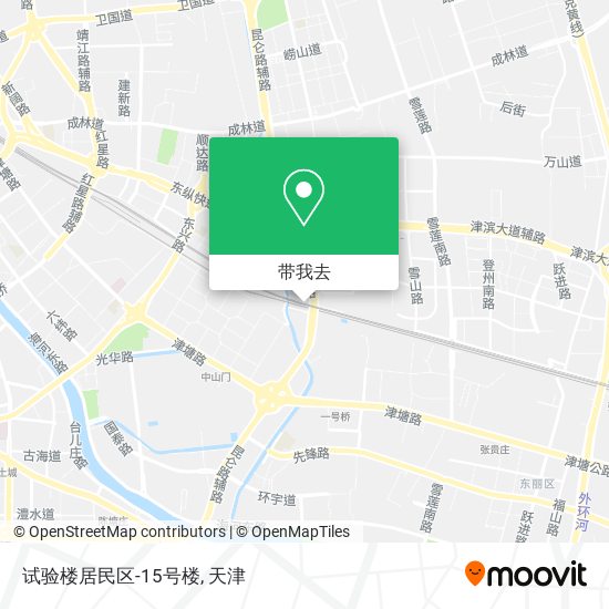 试验楼居民区-15号楼地图