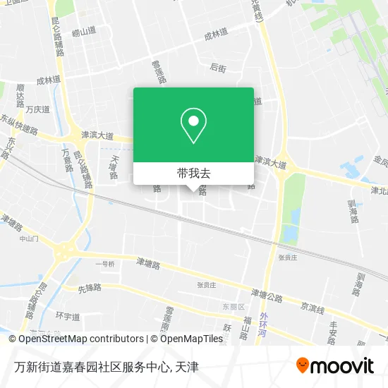 万新街道嘉春园社区服务中心地图