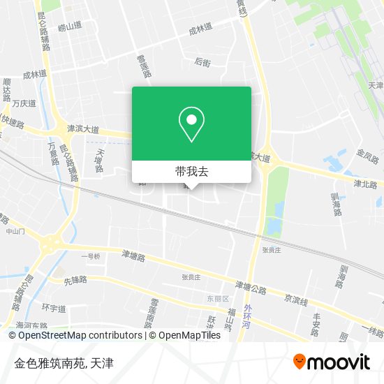 金色雅筑南苑地图