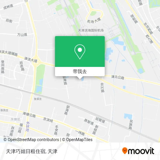 天津巧姐日租住宿地图