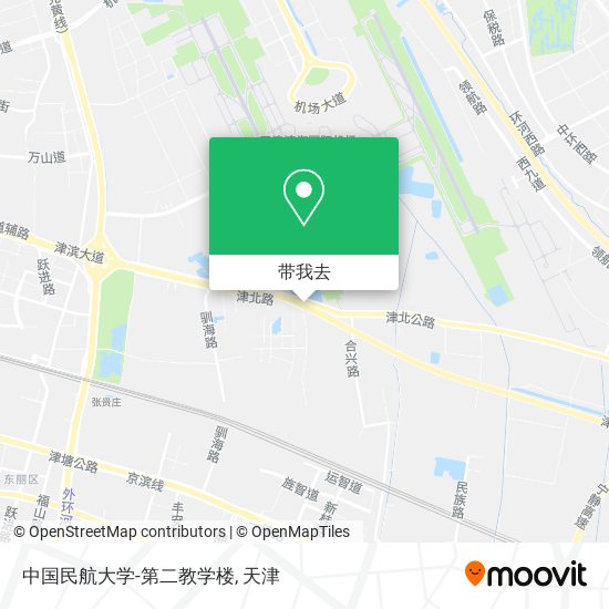 中国民航大学-第二教学楼地图