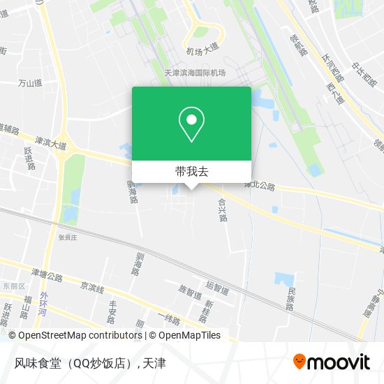 风味食堂（QQ炒饭店）地图