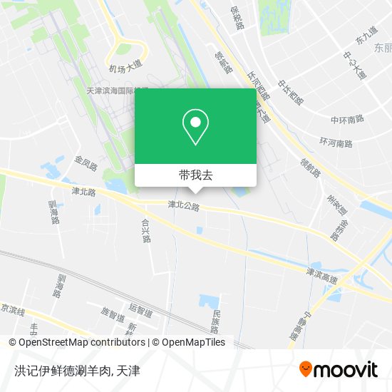 洪记伊鲜德涮羊肉地图