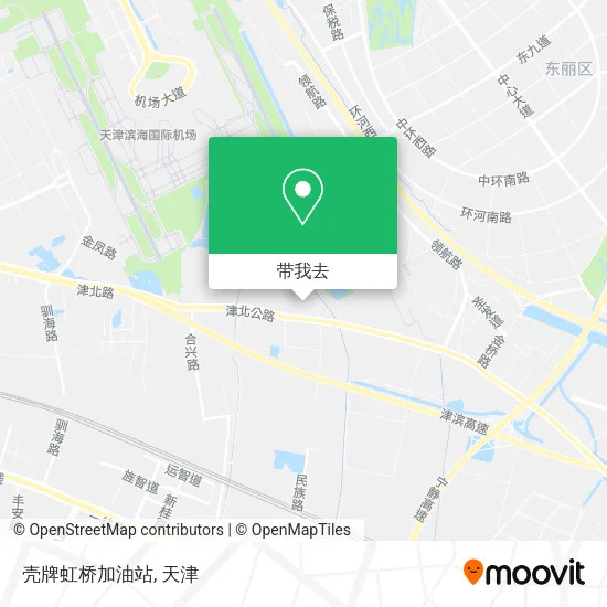 壳牌虹桥加油站地图