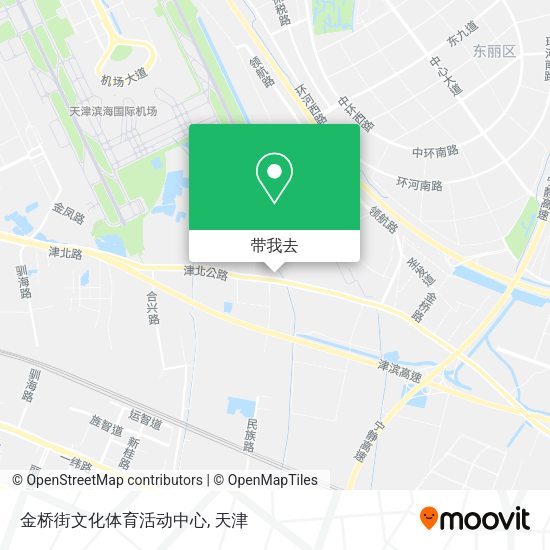 金桥街文化体育活动中心地图