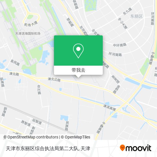 天津市东丽区综合执法局第二大队地图
