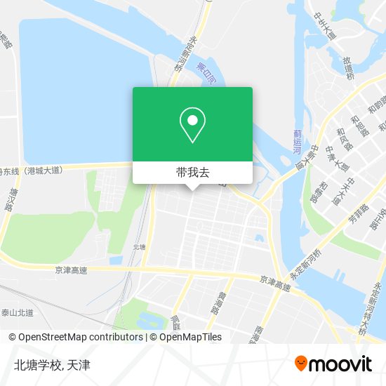 北塘学校地图
