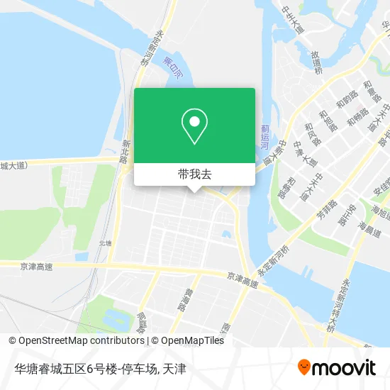 华塘睿城五区6号楼-停车场地图