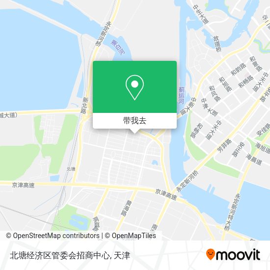 北塘经济区管委会招商中心地图