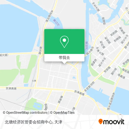 北塘经济区管委会招商中心地图