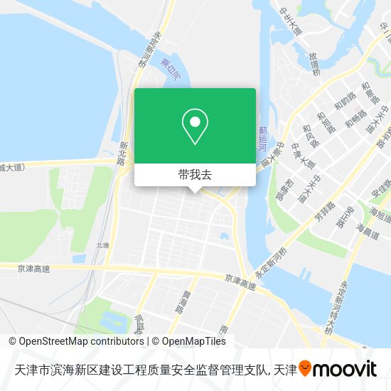 天津市滨海新区建设工程质量安全监督管理支队地图
