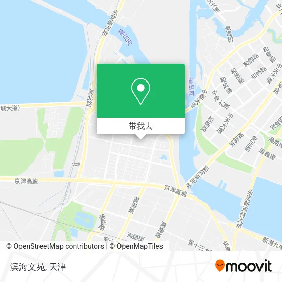 滨海文苑地图