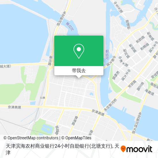 天津滨海农村商业银行24小时自助银行(北塘支行)地图