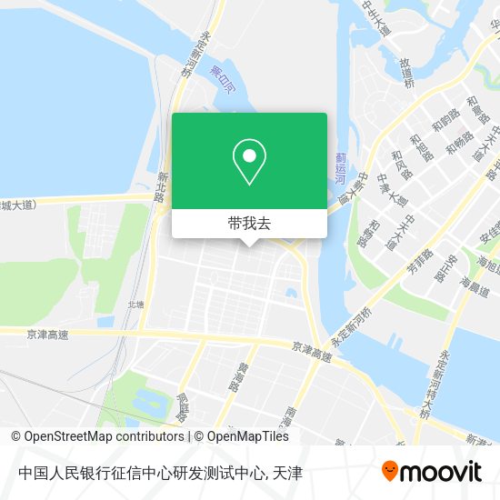 中国人民银行征信中心研发测试中心地图