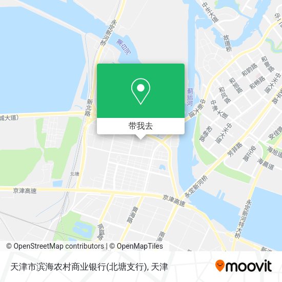 天津市滨海农村商业银行(北塘支行)地图