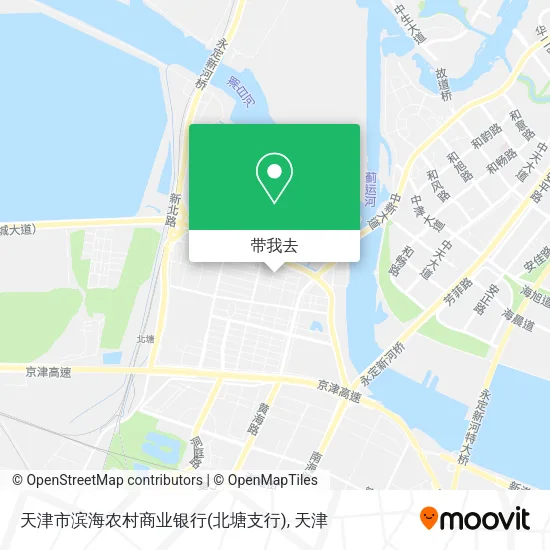 天津市滨海农村商业银行(北塘支行)地图
