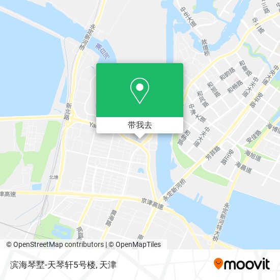 滨海琴墅-天琴轩5号楼地图