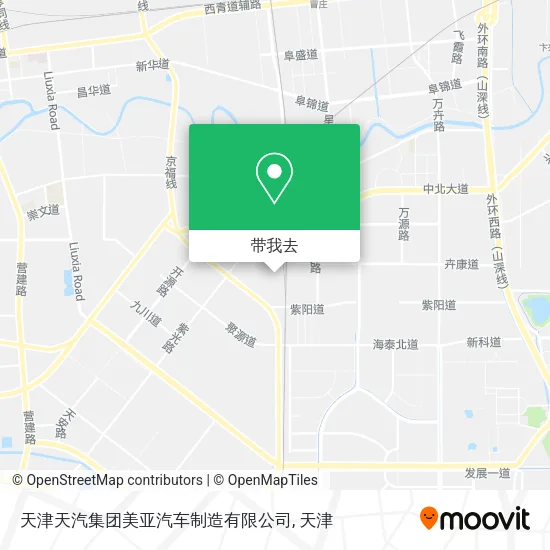 天津天汽集团美亚汽车制造有限公司地图