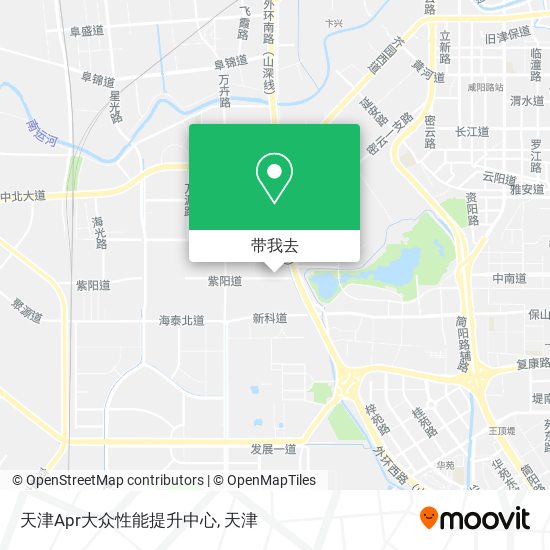 天津Apr大众性能提升中心地图