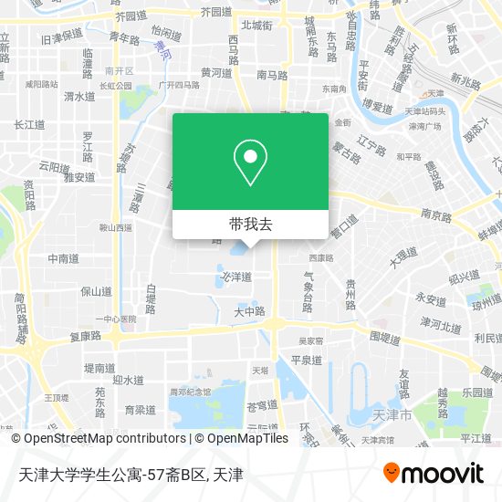 天津大学学生公寓-57斋B区地图