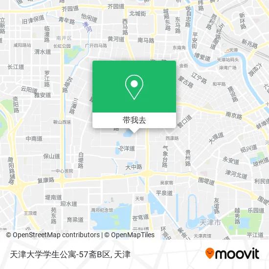 天津大学学生公寓-57斋B区地图