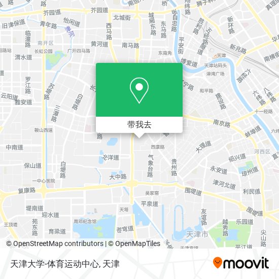 天津大学-体育运动中心地图
