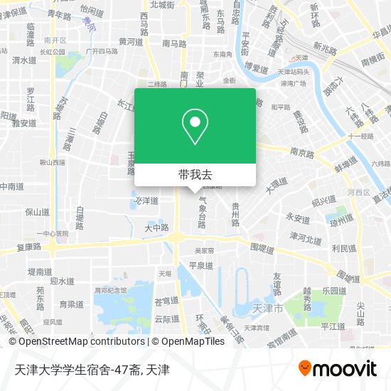 天津大学学生宿舍-47斋地图
