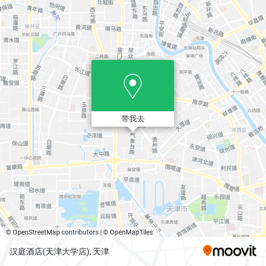 汉庭酒店(天津大学店)地图