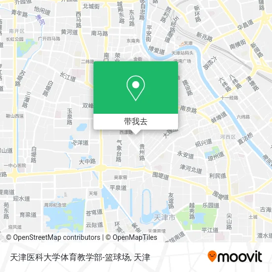 天津医科大学体育教学部-篮球场地图