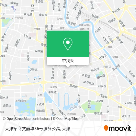天津招商艾丽华36号服务公寓地图