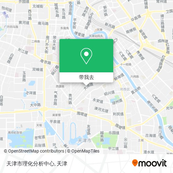 天津市理化分析中心地图
