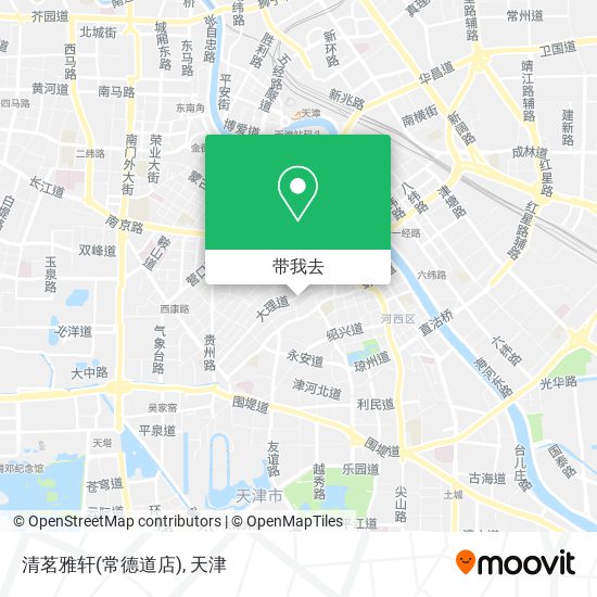 清茗雅轩(常德道店)地图