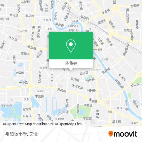 岳阳道小学地图