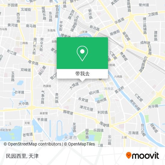 民园西里地图