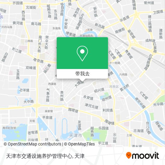 天津市交通设施养护管理中心地图