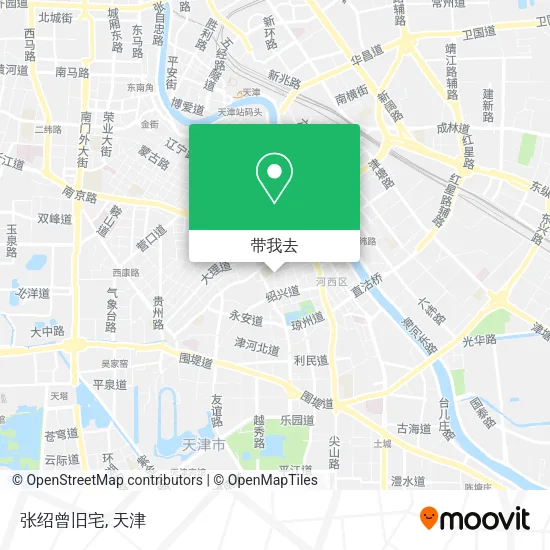 张绍曾旧宅地图
