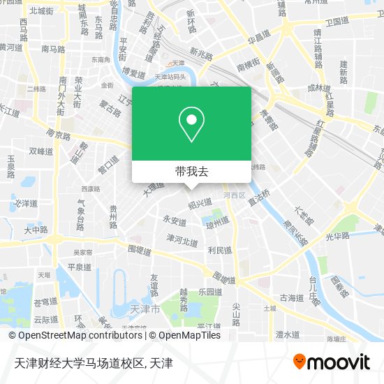 天津财经大学马场道校区地图