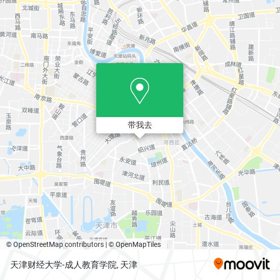 天津财经大学-成人教育学院地图