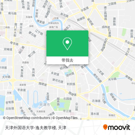 天津外国语大学-逸夫教学楼地图
